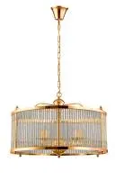 Люстра Crystal Lux TADEO SP6 D600 GOLD/TRANSPARENTE