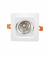 Встраиваемый точечный светильник Lumina Deco Fostis LDC 8064-SS-7WCOB-L98*W98 WHITE