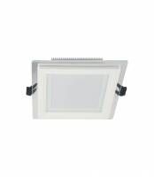 Встраиваемый светильник Lumina Deco Beneto LDC 8097-SQ-GL-12WSMD-D160*W160 WT