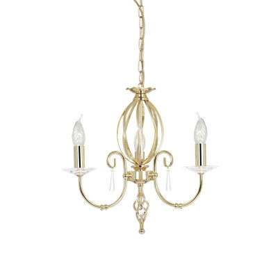 Люстра Elstead Interior AG3 POL BRASS