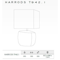 Интерьерная настольная лампа Harrods HARRODS T942.1