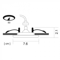 Точечный светильник Basic A2103PL-1AB