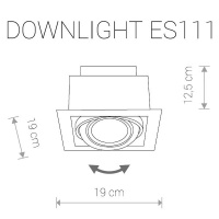 Точечный светильник Downlight 9573