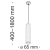 Подвесной светильник Maytoni P038PL-01B
