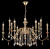 Люстра Crystal Lux MERCEDES SP6+6 GOLD/COLOR