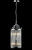 Светильник подвесной Crystal Lux TADEO SP4 D200 CHROME/TRANSPARENTE