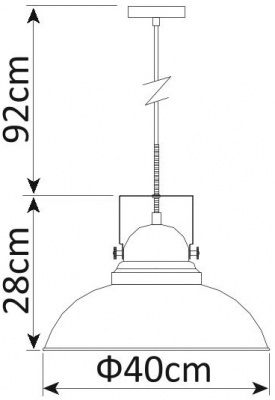 Подвесной светильник Martin A5213SP-1BR