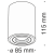Потолочный светильник Maytoni C016CL-01W