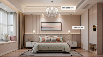 Светильник подвесной Crystal Lux PRINCESS SP1