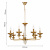 Подвесная люстра Exquisita 2678-7P