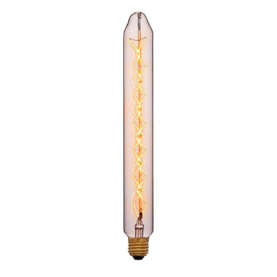 Лампа накаливания E27 60W трубчатая прозрачная 052-207