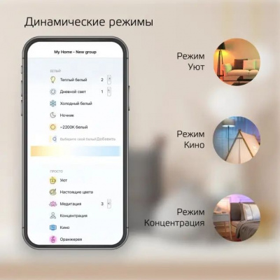 Лампочка светодиодная филаментная Smart Home 1310112