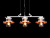 Подвесной светильник Lumina Deco Capri Trio LDP 11327B-3 PR